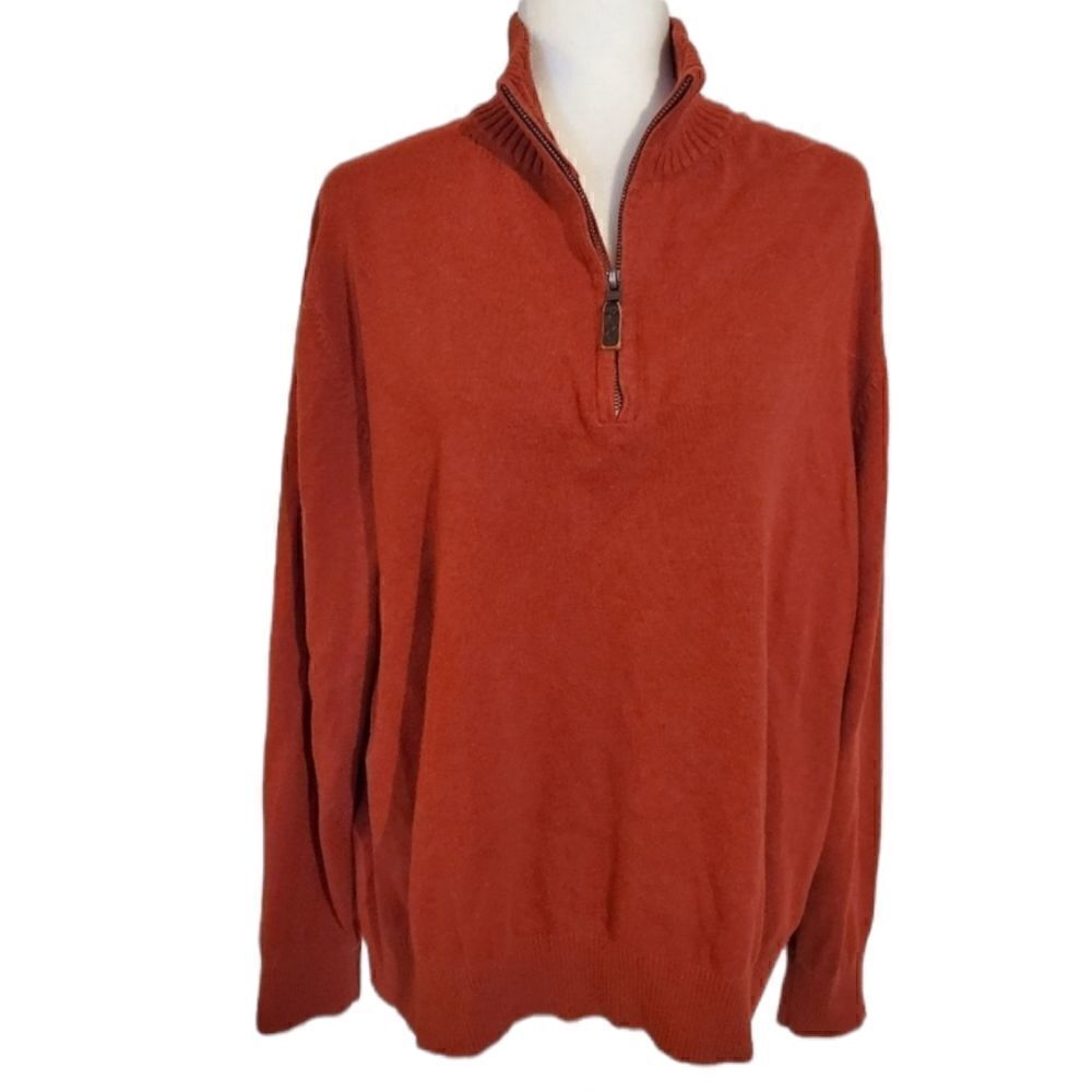Eddie Bauer Cotton Cashmere Pullover XL
